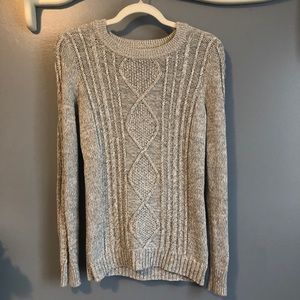 Old Navy Heather Gray Knit Sweater
